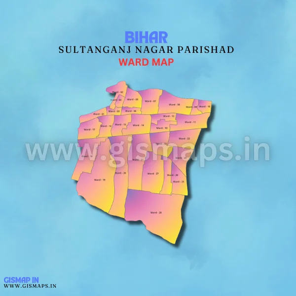 Sultanganj Nagar Parishad Ward Map